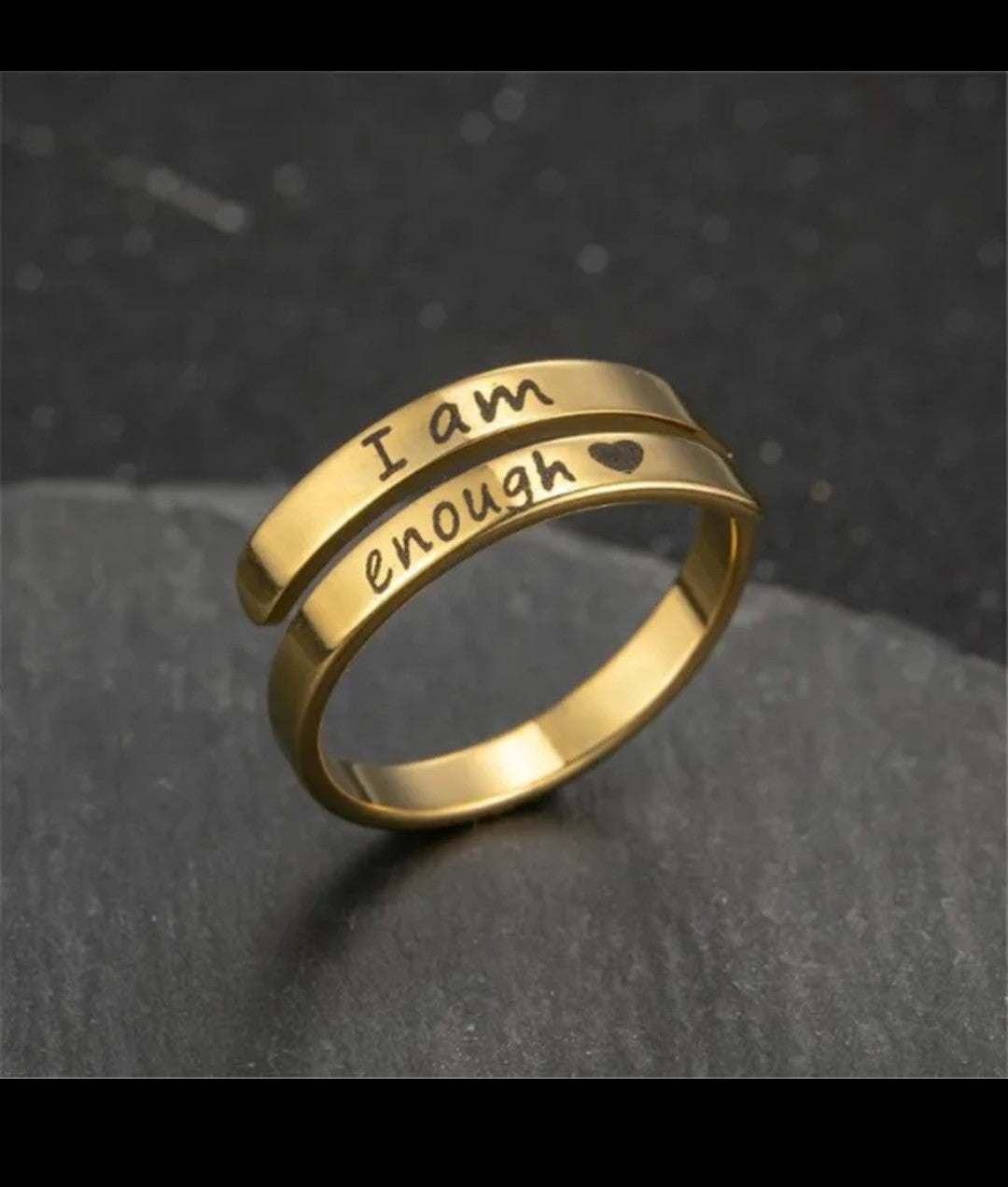 I Am Enough Ring